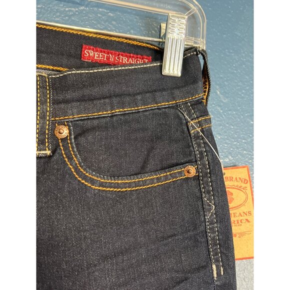 Lucky Brand Sweet N Straight Dark Wash Denim Jeans 6/28 - Picture 6 of 9
